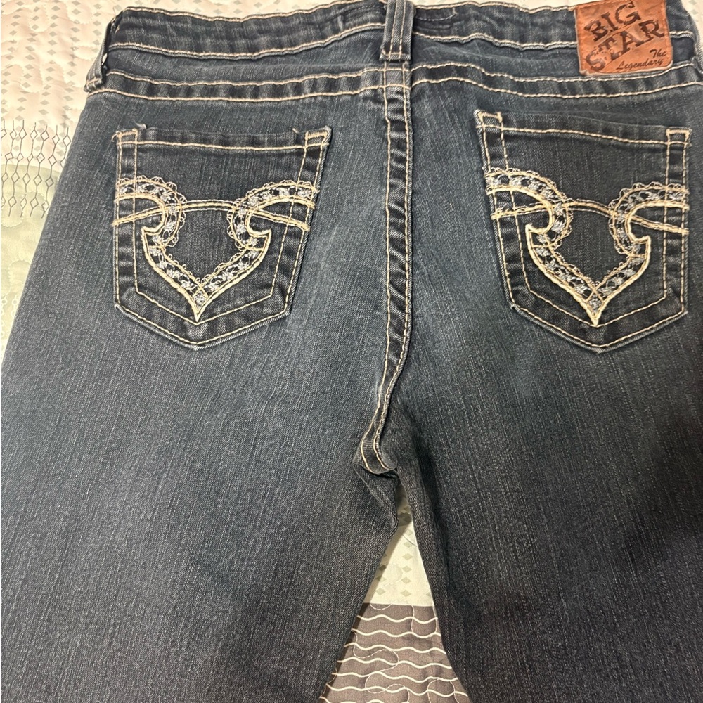 Big Star Women's Embroidered Boot Cut Jeans